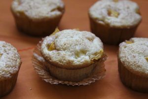 Peach Cobbler Muffins