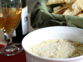 Green Chile Jalapeño Dip! The perfect combo of heat and cool. It is SO easy to make and would make the perfect appetizer to any party!
