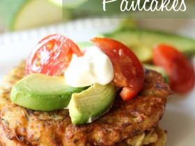 Zucchini Pancakes! A fun new way to use up all that zucchini! #zucchini #recipe
