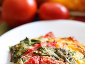 Overnight Breakfast Strata!... An easy fix and such a yummy combo of flavors! My family absolutely loves this brunch! #recipe #breakfast