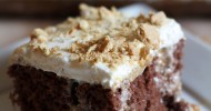 Better than Anything S'more Cake!... This cake is super easy and is the perfect way to enjoy a hint of summer year round!