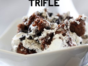 Cookies and Cream Trifle from chef-in-training.com ...This recipe is jam packed with chocolatey and creamy goodness that will completely WOW your company!
