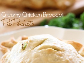 Creamy Chicken Broccoli Pie Pockets from chef-in-training.com ...This is an extremely easy meal to whip up and will quickly become a new family favorite in your home! A FANTASTIC recipe!