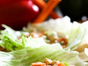 Peanut Lettuce Wraps from chef-in-training.com ...These are a fun and delicious way to bring something new to the dinner table!
