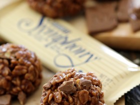 Symphony Chocolate Chewy Bites from chef-in-training.com ...These are SUPER EASY to make and are perfect to hit that chocolate craving! They are delicious!