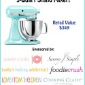 Come visit chef-in-training.com to enter for your chance to win this AMAZING KitchenAid Mixer!