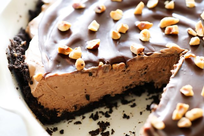Chocolate Hazelnut Cream Pie