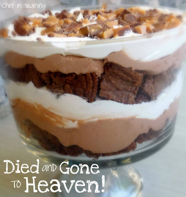 Died and Gone to Heaven aka Chocolate Brownie Trifle… this is a chocolate lover's dream!