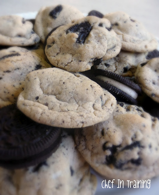 Oreo Pudding Cookies from chef-in-training.com ...Soft, chewy and delicious cookies! #recipe #cookie
