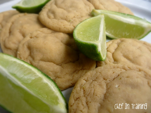 Coconut Lime Pudding Cookies from chef-in-training.com #recipe #cookie