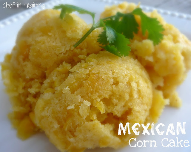Mexican Corn Cake… SO easy to make and is the perfect side dish for any Mexican Meal!