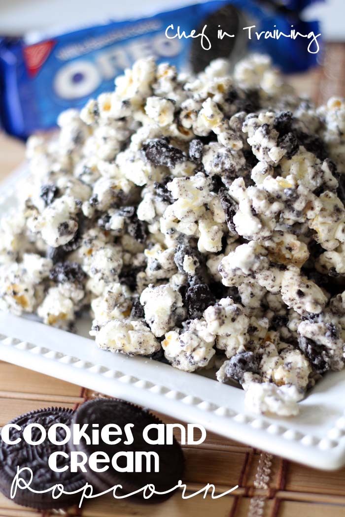 Social media image of Cookies and Cream Popcorn