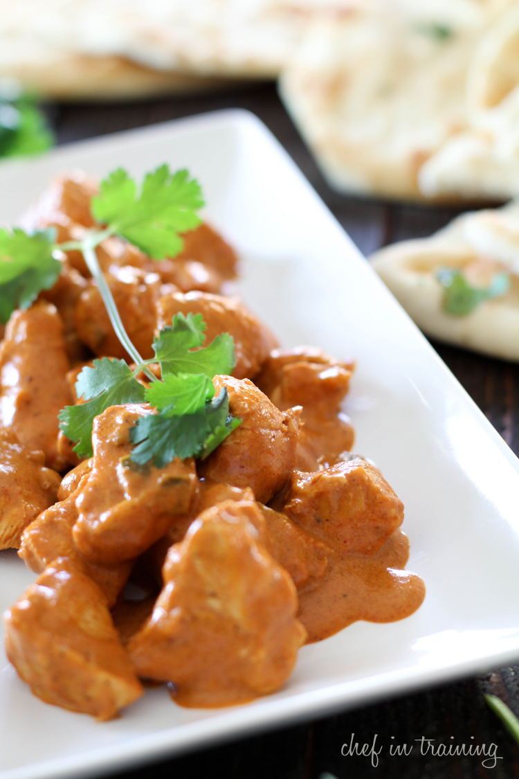 Chicken Tikka Masala on chef-in-training.com ...This dinner is JAM PACKED with delicious flavor and is surprisingly super easy to make! #dinner #recipe