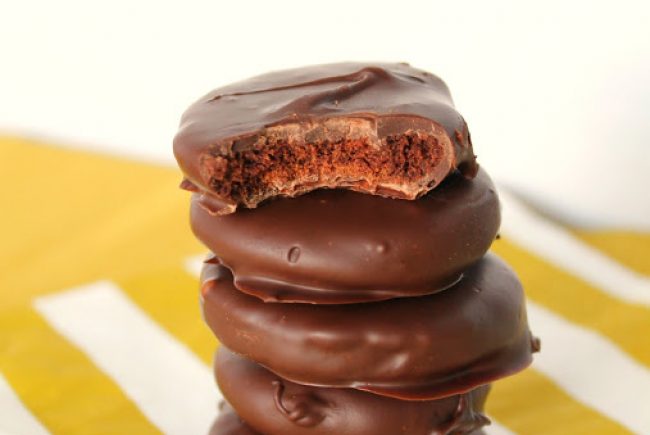 Homemade Thin Mint Cookies