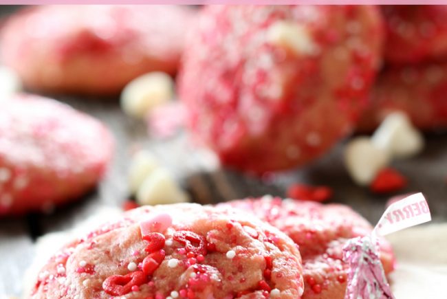 Sweetheart Raspberry Pudding Cookies