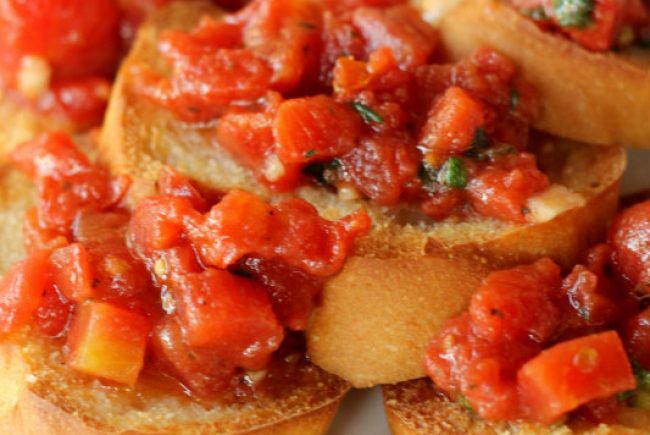 Easy Homemade Bruschetta