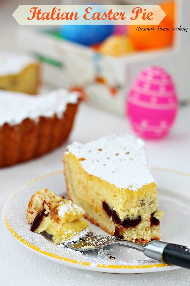 Italian Easter Pie Recipe from Roxana's Home Baking on chef-in-training.com ...This looks and sounds SO good! #recipe #dessert