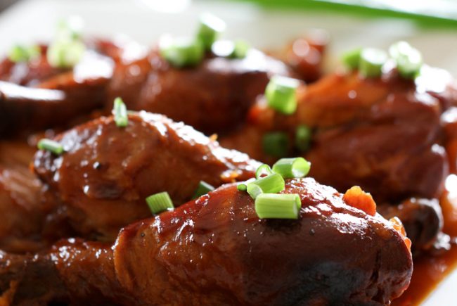 Slow Cooker Honey BBQ Drumsticks