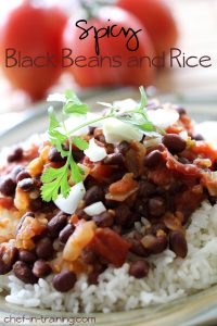 Spicy Black Beans and Rice on chef-in-training.com ...This is a fast, easy, healthy and flavorful meal! It gets rave reviews in my home!
