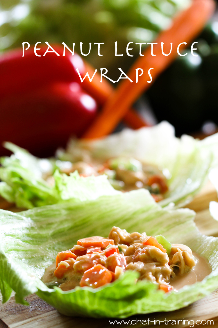 Peanut Lettuce Wraps from chef-in-training.com ...These are a fun and delicious way to bring something new to the dinner table!