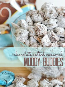 Chocolate Salted Caramel Muddy Buddies