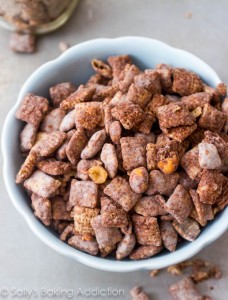 Salted Peanut Nutella Puppy Chow