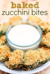 Baked Zucchini Bites