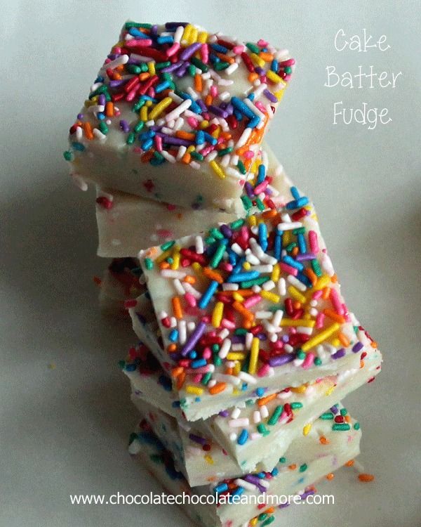 Cake Batter Fudge