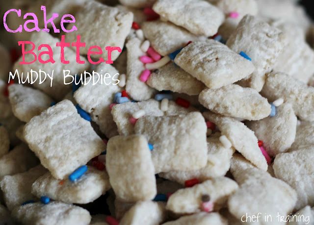 Cake Batter Muddy Buddies
