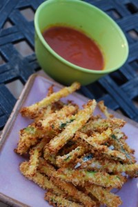 Crispy Parmesan Zucchini Fries