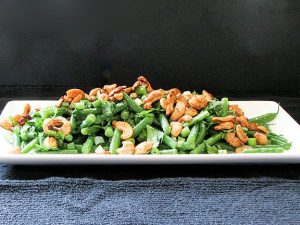 Fresh Green Bean Salad with Asian Dressing