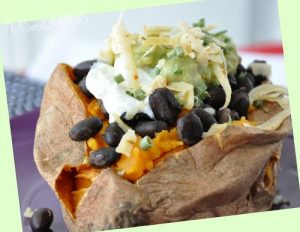 Savory Stuffed Sweet Potatoes