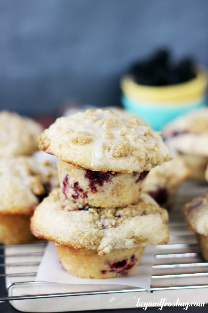 Lemon Blackberry Muffins