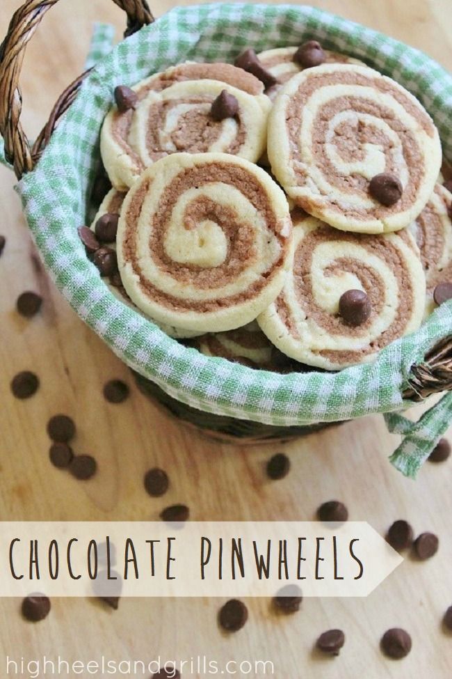Chocolate Pinwheel Cookies