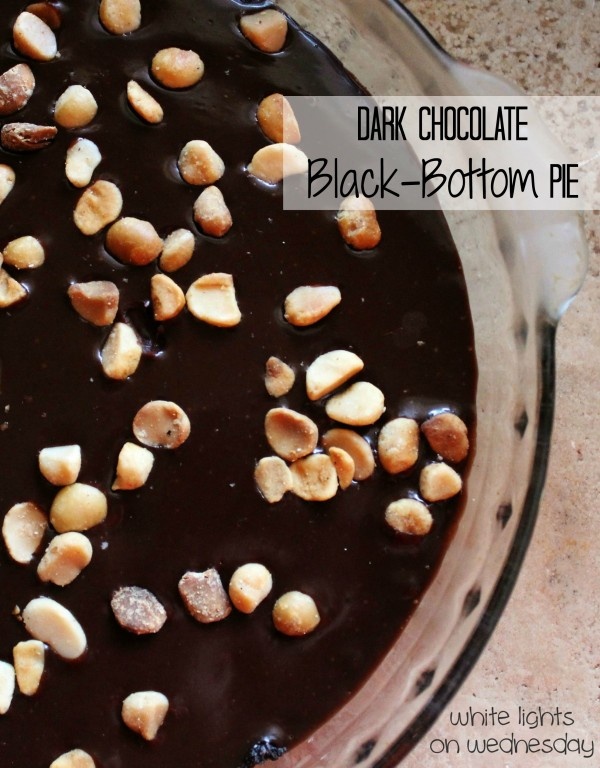 Dark Chocolate Black-Bottom Pie
