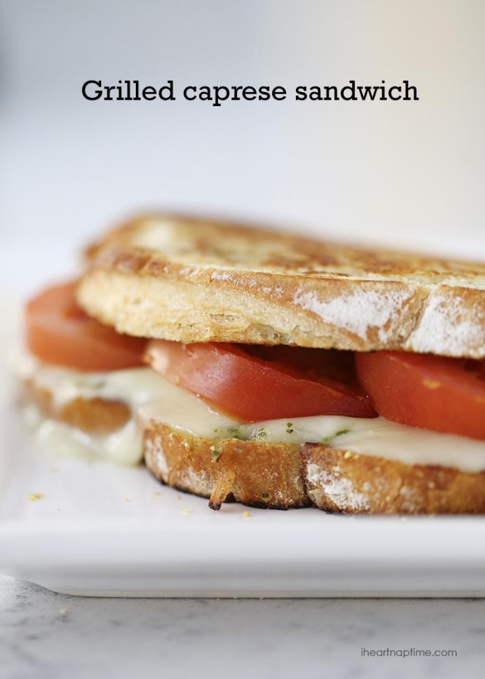Grilled Caprese Sandwich from I Heart Nap Time on chef-in-training.com… An easy and delicious meal!