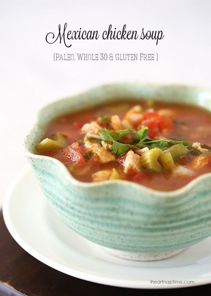 Mexican chicken soup – whole 30