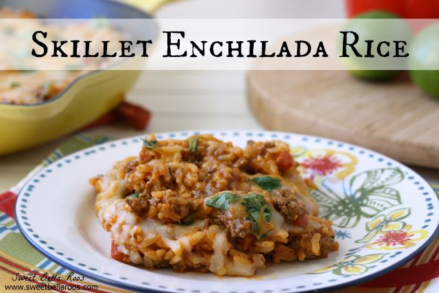 Skillet Enchilada Rice