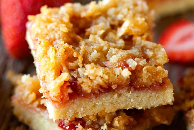 Dreamy Strawberry Coconut Bars