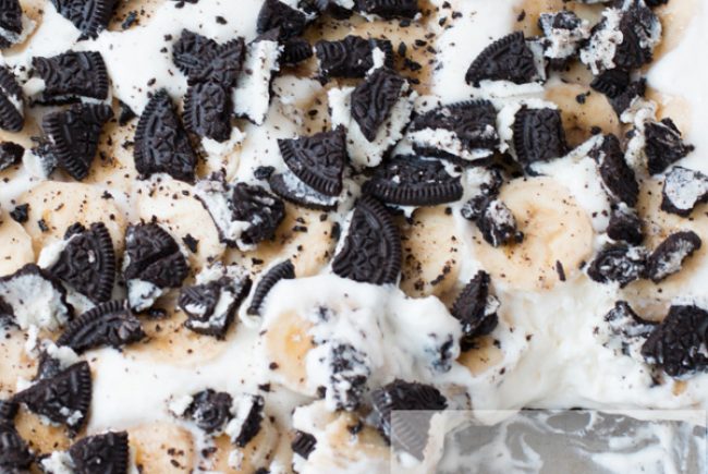 Oreo Dessert with Bananas