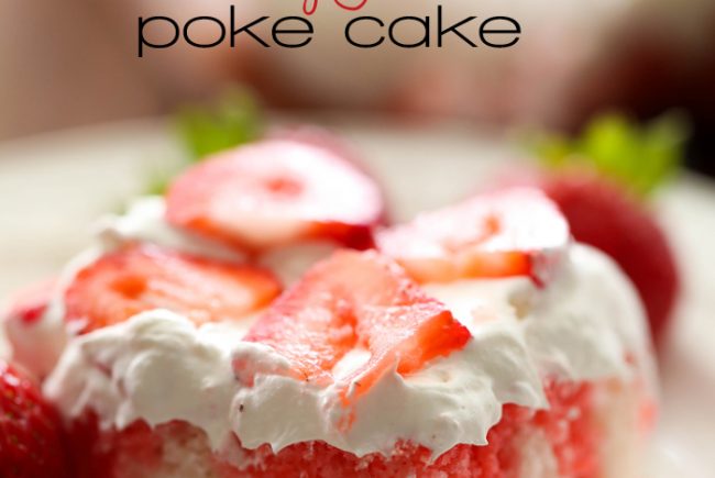 Strawberry Jello Poke Cake