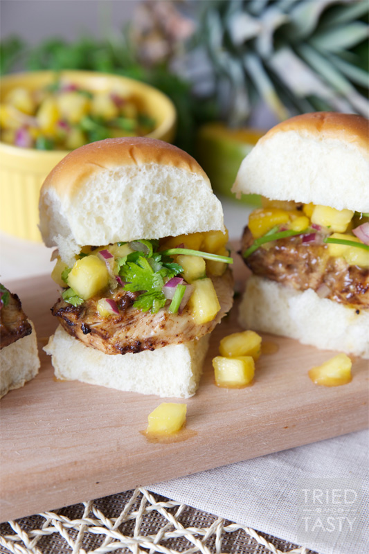 Jerk Chicken Slider… These are so simple to make, full of flavor and a recipe the whole family will enjoy!