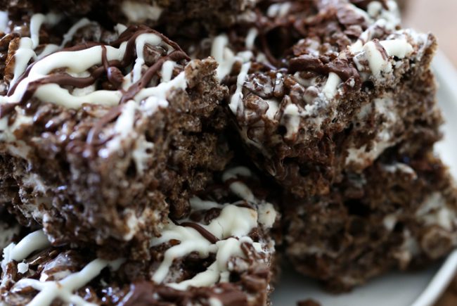 Cocoa Pebble Marshmallow Treats