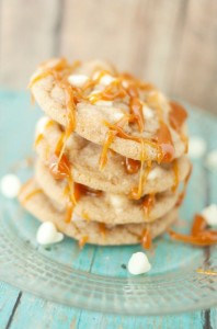 White Chocolate Caramel Brown Butter Cookies