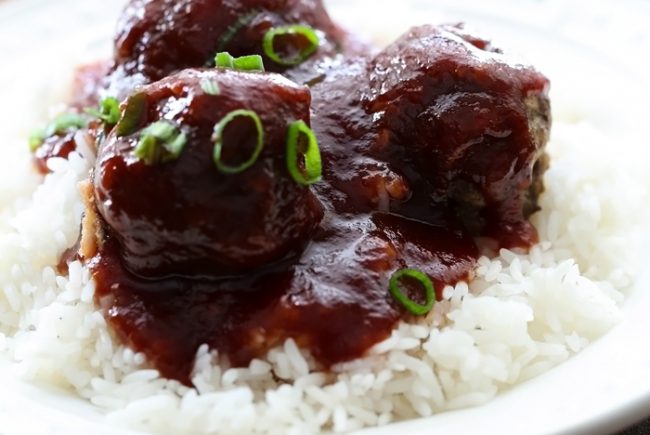 Homemade Meatballs with Sweet and Tangy Sauce