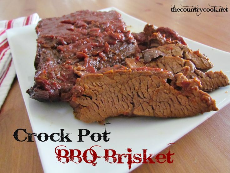 BBQ Beef Brisket {Slow Cooker}