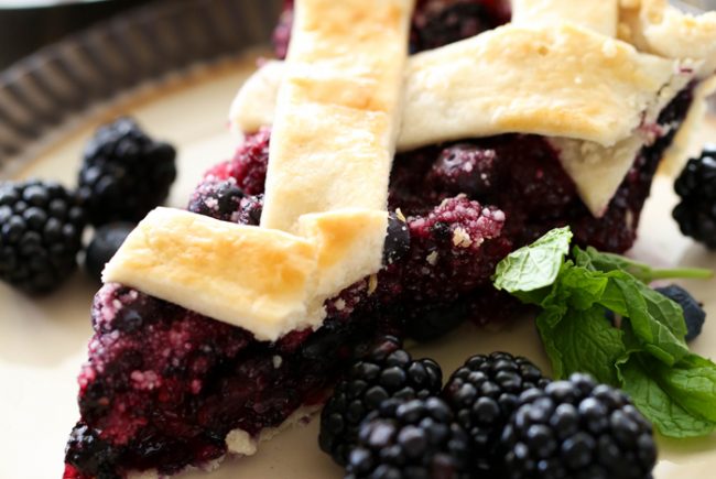 Blackberry Blueberry Pie