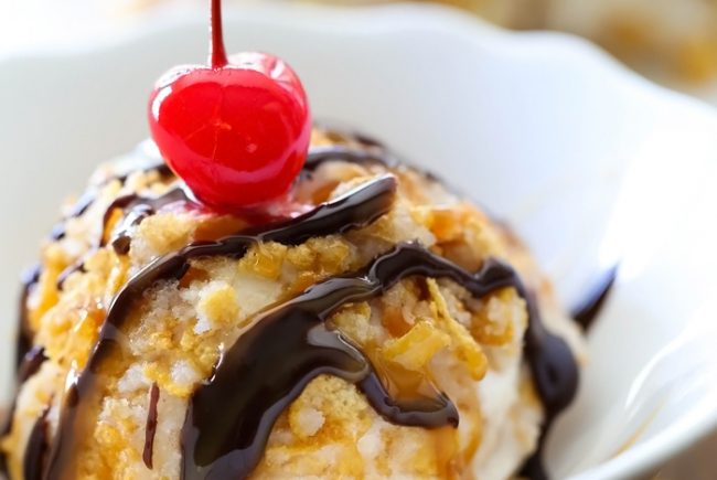 Crispy Ice Cream Balls