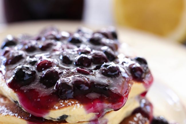 Lemon Blueberry Pancakes