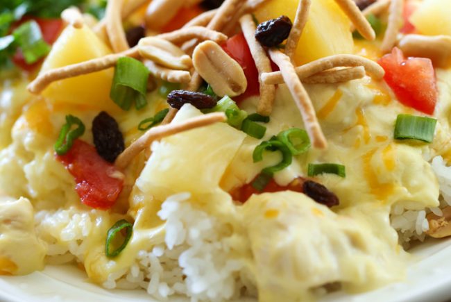 The Best Hawaiian Haystacks